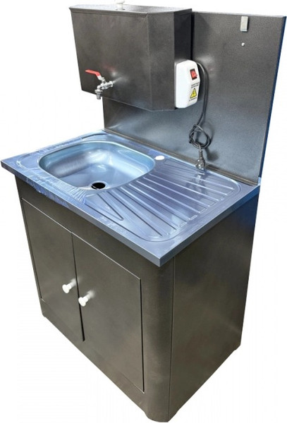 Изображение товара Умывальник для дачи No Brand Дуэт 2-х дверный 500х800 / 554415 (античное серебро)