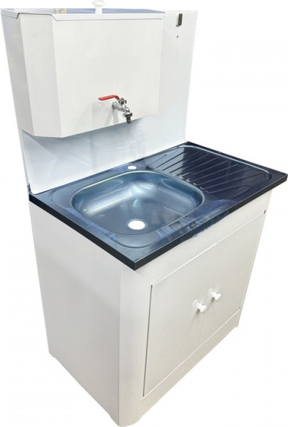 Изображение товара Умывальник для дачи No Brand Дуэт 2-х дверный 500х800 / 554410 (белый)