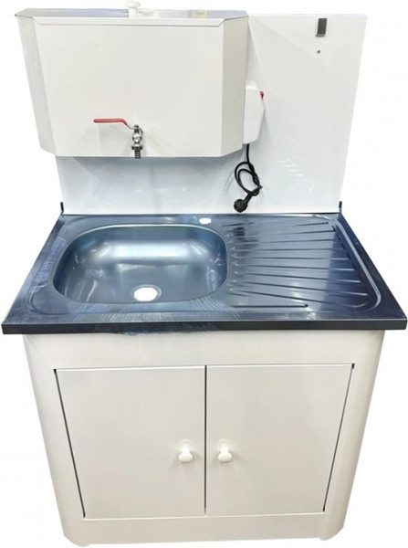 Изображение товара Умывальник для дачи No Brand Дуэт 2-х дверный 500х800 / 554413 (белый)