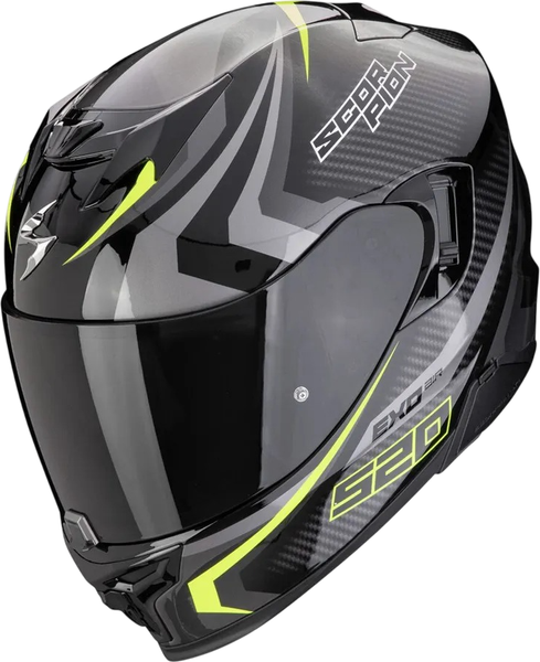 Изображение товара Мотошлем Scorpion Exo Exo-520 Evo Air Terra (р. XL, черный/серебристый/желтый)