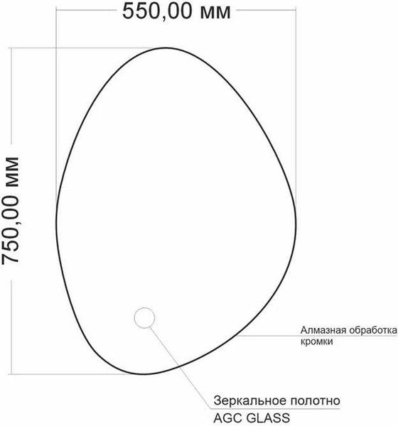 Изображение товара Зеркало Mixline Лидия 555935