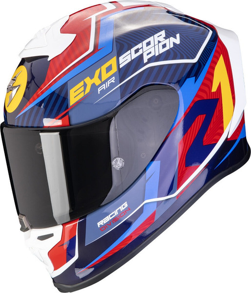 Изображение товара Мотошлем Scorpion Exo Exo-R1 Evo Air Coup (р. XL, синий/красный/желтый )