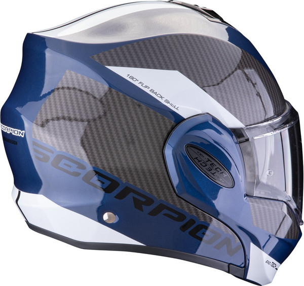 Изображение товара Мотошлем Scorpion Exo Exo-Tech Evo Team (р. M, синий/черный/белый)