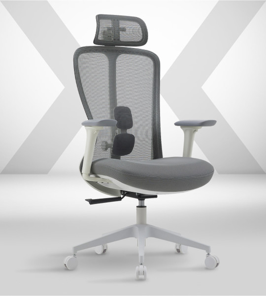 Изображение товара Кресло офисное Sparx FX-28 Fansil (белый/серый)