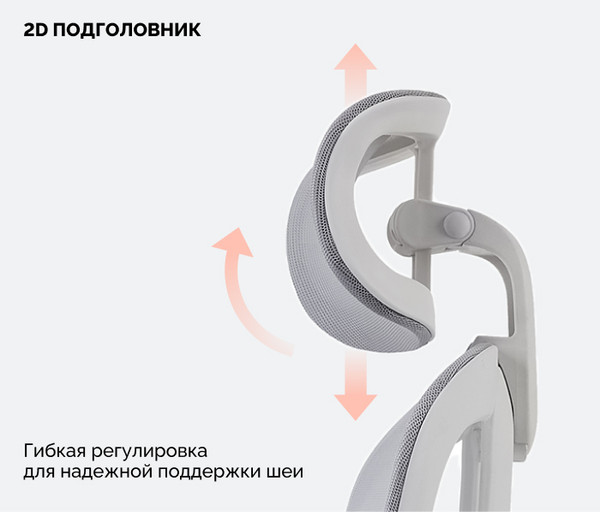 Изображение товара Кресло офисное Sparx FX-18-1 Pillow (White/Beige)