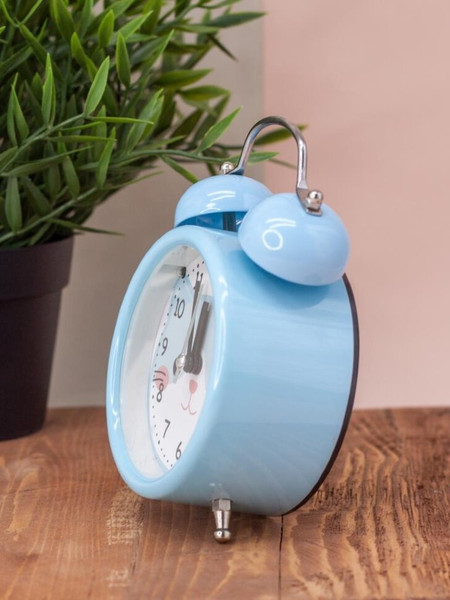 Изображение товара Настольные часы ILikeGift Funny Cat / JH810-01 (голубой)