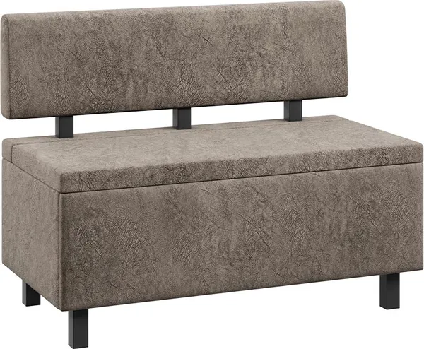 Изображение товара Скамья ТриЯ Брайтон прямая 100 (венге цаво/Wellmart Latte)