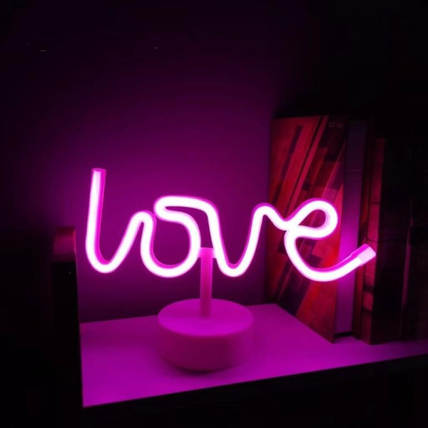 Изображение товара Ночник ILikeGift Love / 151-2022074 (розовый)