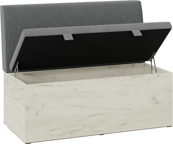 Изображение товара Скамья ТриЯ Мальта прямая (дуб Крафт белый/серый)