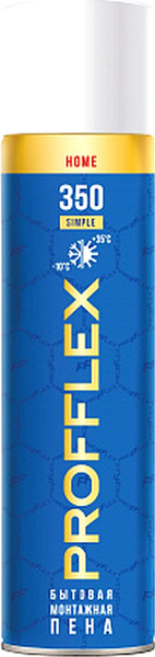 Изображение товара Пена монтажная Profflex 350 Simple бытовая