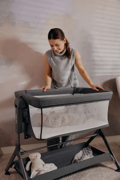 Изображение товара Детская кроватка Lionelo Leonie Plus (Grey Stone)