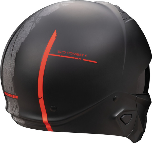 Изображение товара Мотошлем Scorpion Exo Combat II Lord (р. S, черный матовый/красный)