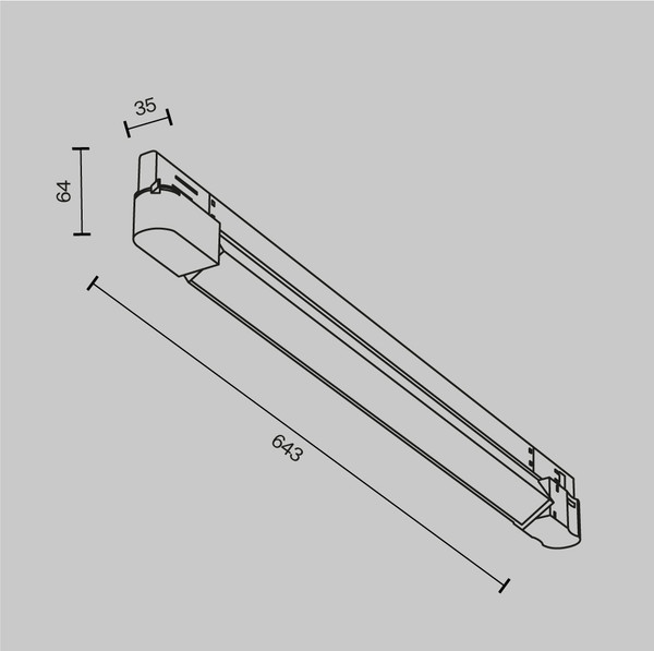 Изображение товара Трековый светильник Maytoni Basis TR196-3-20W2.7K-B