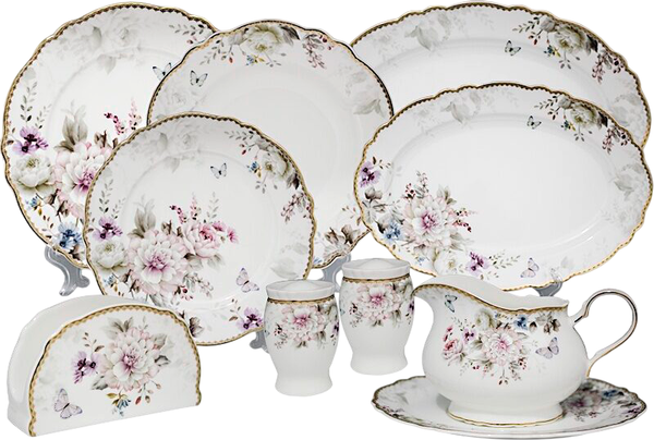 Изображение товара Набор столовой посуды Lenardi Хризантемы 108-214