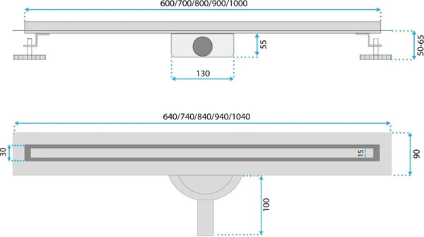 Изображение товара Трап для душа REA Neox Slim Pro 700 / REA-G4810
