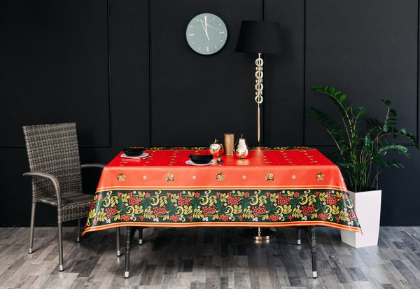 Изображение товара Скатерть Stolima Барыня-сударыня 827-1 Рябинка (90x140)