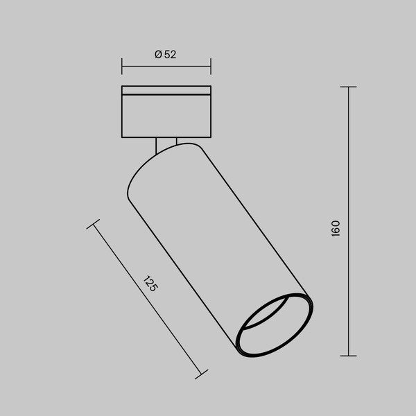 Изображение товара Спот Maytoni Focus Led C055CL-L12B2.7K-W-B