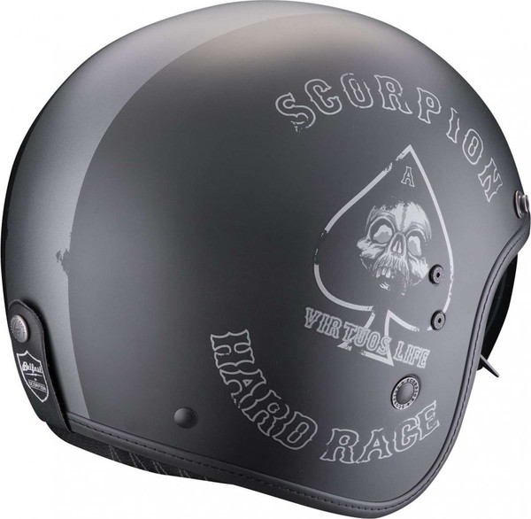 Изображение товара Мотошлем Scorpion Exo Belfast Evo Spade (р. S, черный матовый/серебристый)