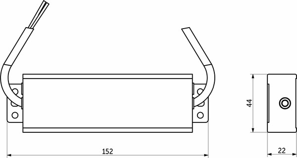 Изображение товара Адаптер для светодиодной ленты AKS Aqua 60W/12V