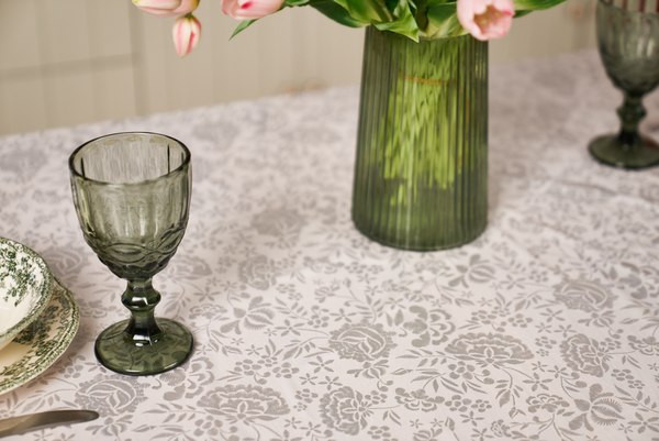 Изображение товара Скатерть Stolima Декор-шанс 5009 Серебряное шитье (160x130)