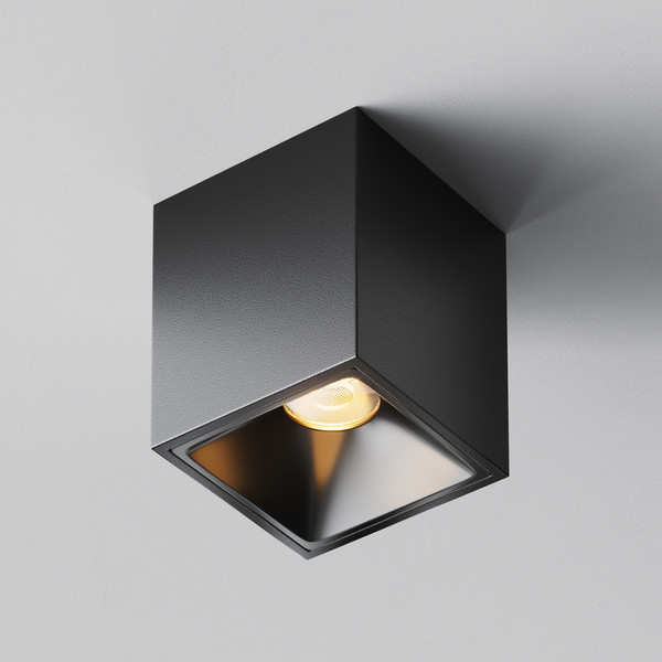 Изображение товара Точечный светильник Maytoni Alfa Led C065CL-8W2.7K-SQ-B