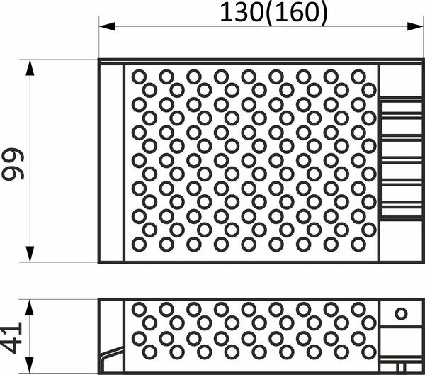 Изображение товара Адаптер для светодиодной ленты AKS Indoor 120W/12V