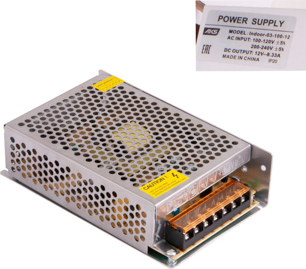 Изображение товара Адаптер для светодиодной ленты AKS Indoor 120W/12V