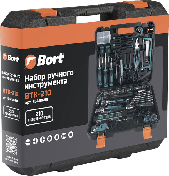 Изображение товара Универсальный набор инструментов Bort BTK-210 (93418668)