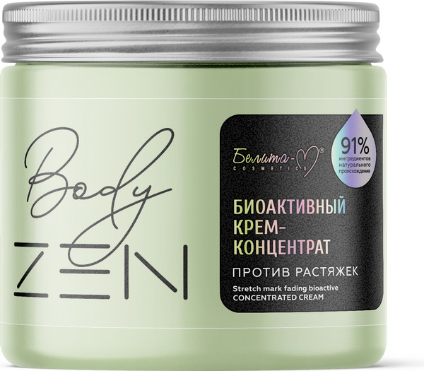Изображение товара Крем для тела Белита-М bodyZEN Биоактивный против растяжек (380г)