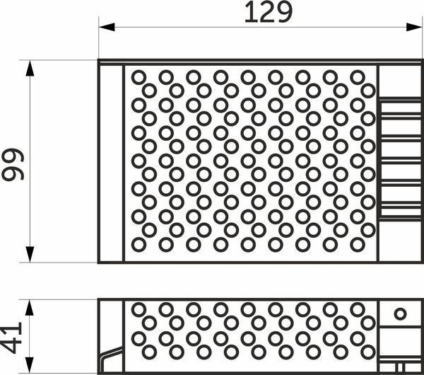 Изображение товара Адаптер для светодиодной ленты AKS Indoor 80W/12V