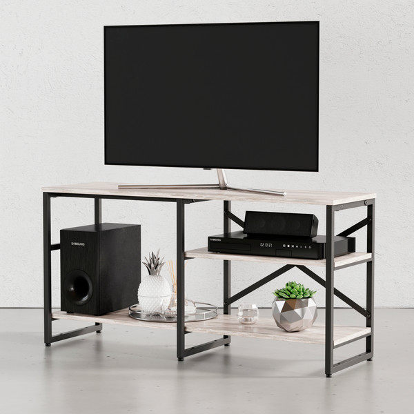 Изображение товара Тумба Gutta Под телевизор 56x111x34 три полки / GT56111343P2 (патина/черный)