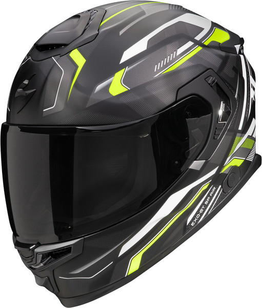 Изображение товара Мотошлем Scorpion Exo Exo-Gt Sp Air Augusta (р. XL, черный матовый/серый/желтый)