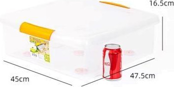 Изображение товара Контейнер для хранения Iris Thin Box / UG-475O (35л, прозрачный)