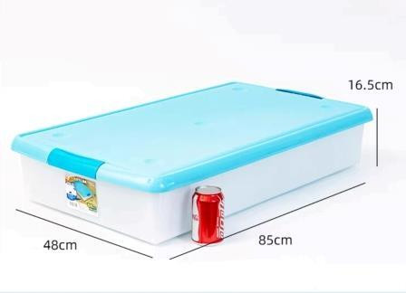 Изображение товара Контейнер для хранения Iris Thin Box / UG-850B (85л, прозрачный-голубой)