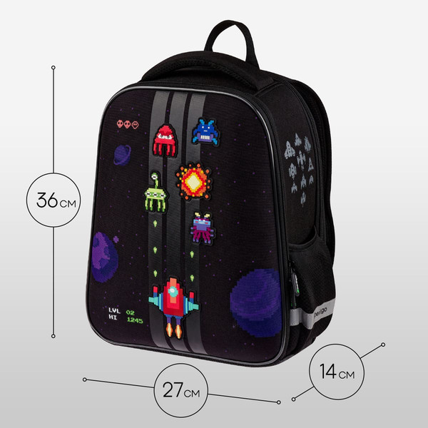Изображение товара Школьный рюкзак Berlingo Expert Mini. Space Battle / RU-EXM-1112