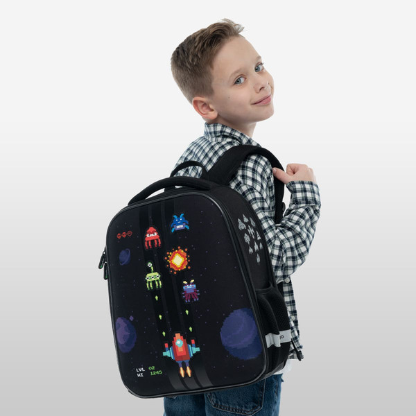 Изображение товара Школьный рюкзак Berlingo Expert Mini. Space Battle / RU-EXM-1112
