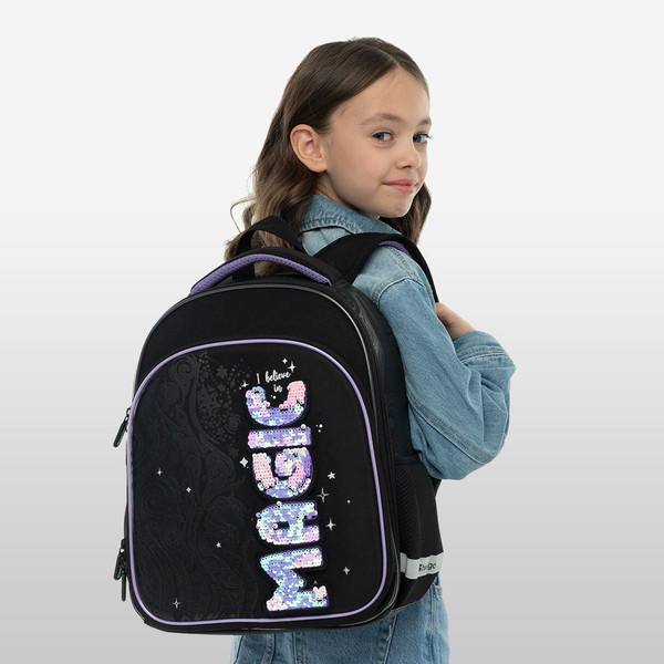 Изображение товара Школьный рюкзак Berlingo Expert Plus. Purple Magic / RU-EXPL-1103