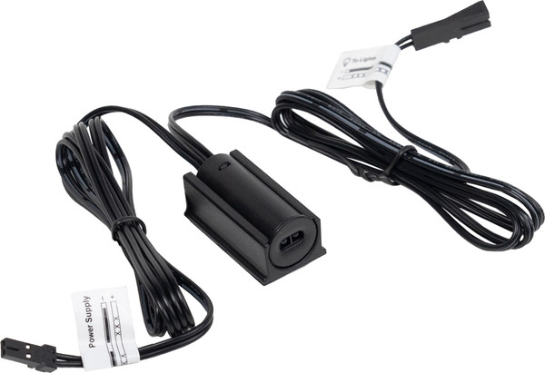 Изображение товара Выключатель для светодиодной ленты AKS Бесконтактный на движение на взмах руки врезной/накладной (60W, черный)