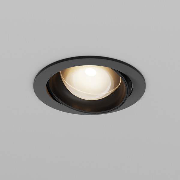 Изображение товара Точечный светильник Maytoni Lens DL105-12W3K-B