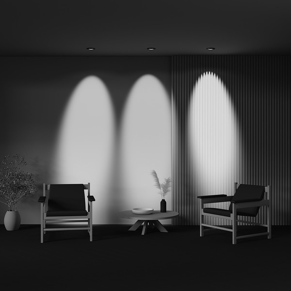 Изображение товара Точечный светильник Maytoni Lens DL105-12W3K-B