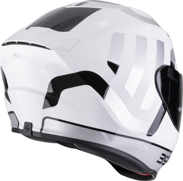 Изображение товара Мотошлем Scorpion Exo Exo-391 Arok (р. XL, белый/черный/серебристый)
