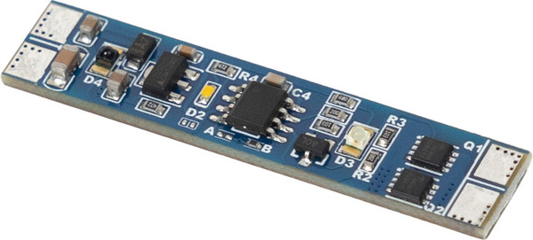 Изображение товара Выключатель для светодиодной ленты AKS встраиваемый в профиль на взмах, с диммированием (96W)