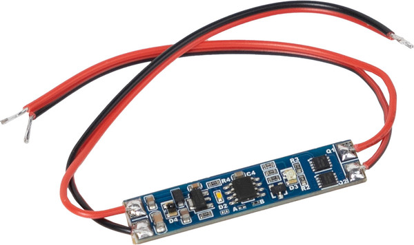 Изображение товара Выключатель для светодиодной ленты AKS встраиваемый в профиль на взмах (96W)