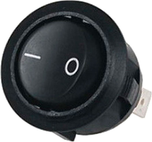 Изображение товара Выключатель для светодиодной ленты AKS механический врезной (черный)