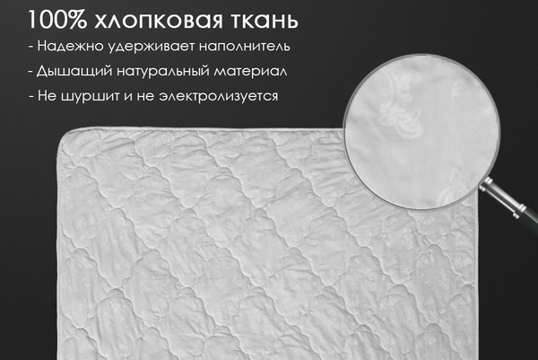 Изображение товара Одеяло Реноме 2сп Поплин 42/082н 172x205 (хлопок, 100)
