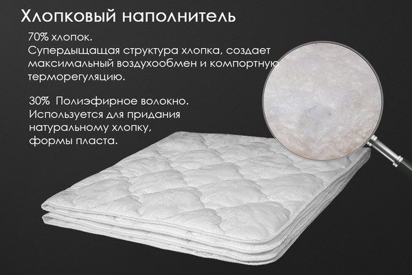 Изображение товара Одеяло Реноме 2сп Поплин 42/018н 172x205 (хлопок, 320)