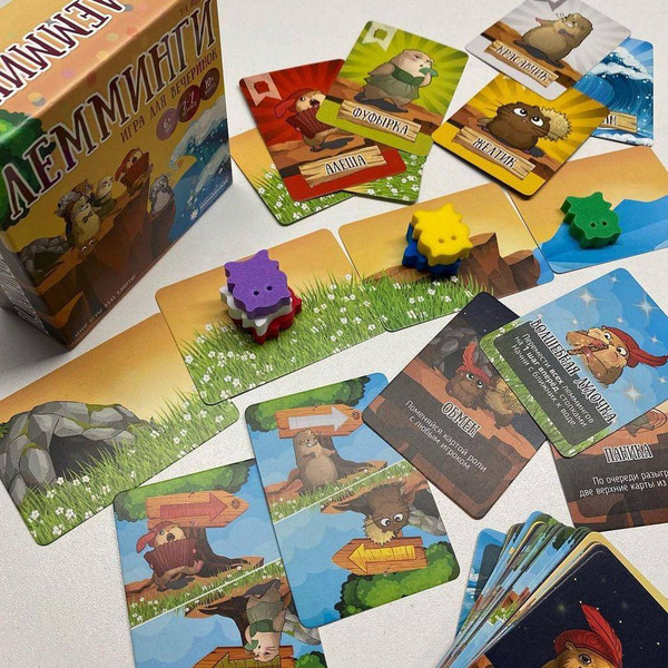 Изображение товара Настольная игра Экономикус Лемминги. 5-е издание / Э011