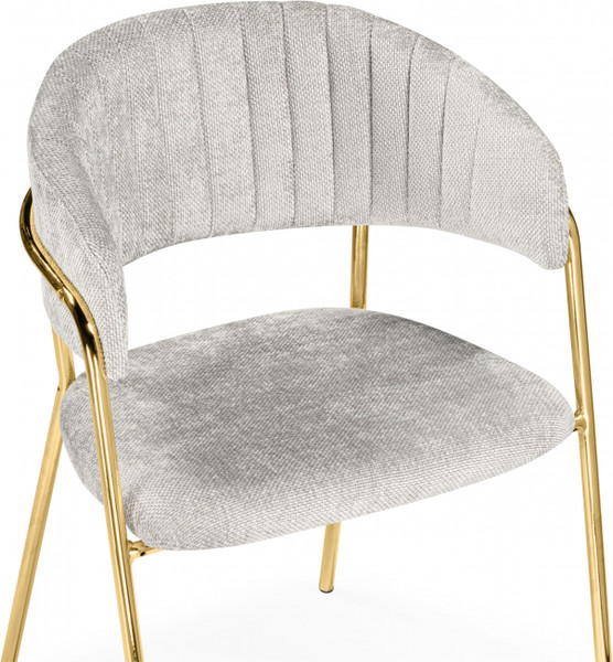 Изображение товара Стул Woodville Kamelia (светло-серый/золотистый)