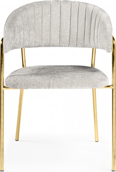 Изображение товара Стул Woodville Kamelia (светло-серый/золотистый)