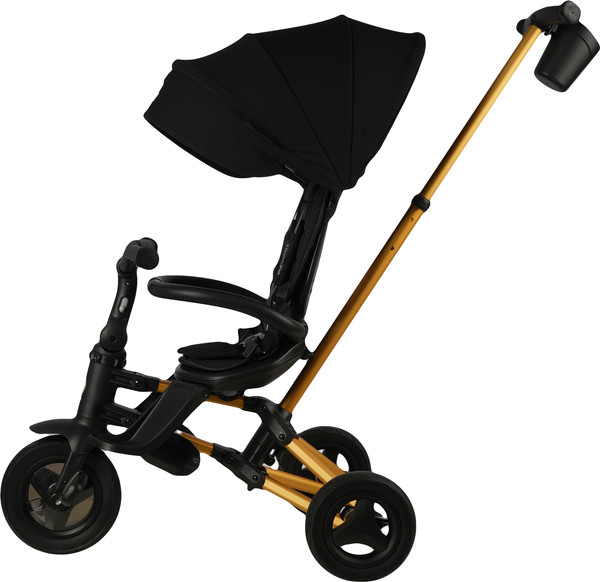 Изображение товара Трехколесный велосипед с ручкой QPlay Sprinter Sl / S700-17 (черный/золото)